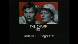 The Champ (1979) movie review - Sneak Previews with Roger Ebert and Gene Siskel