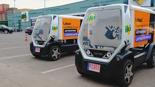 Europe's FIRST Autonomous Robot Delivery Fleet (Clevon)