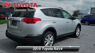 Used 2015 Toyota RAV4 Limited, East Petersburg, PA U21562A