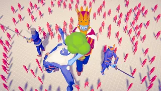 4x GIANT 👹 Vs 🎁 20-100x RANDOM UNIT / Totally Accurate Battle Simulator ( TABS )