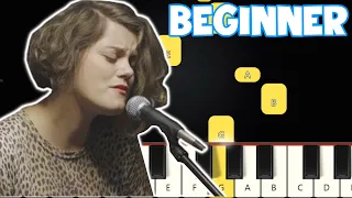 Oceans - Hillsong United | Beginner Piano Tutorial | Easy Piano