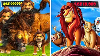 Growing Smallest LION FAMILY into Biggest LION FAMILY in GTA 5! Simba the LION KING Part 2