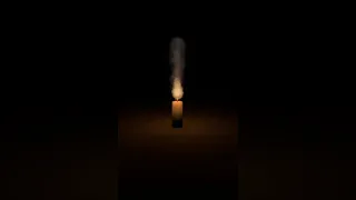 blender eevee fire simulation candle