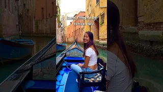 Iconic Thing to Do | 📍 Venice, Italy l Gondola Riding Tips 💡