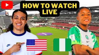 How to Watch USA Women VS Nigeria Super Falcons Live - 2nd Leg - International Friendly 2022