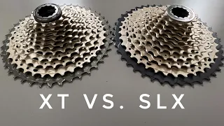 XT Vs  SLX 11 Speed Cassette.