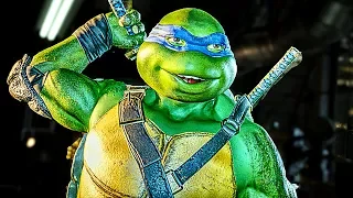 INJUSTICE 2 Leonardo Ninja Turtles All Intros Dialogue Character Banter TMNT 1080p HD