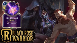 Black Rose Warrior - LeBlanc & Pantheon Reputation Deck - Legends of Runeterra A Curious Journey