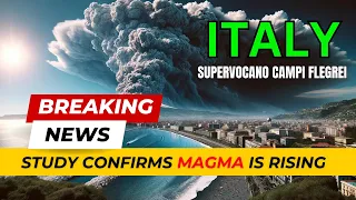 Groundbreaking new study reveals how close to the surface the Magma really is #Italy #volcano