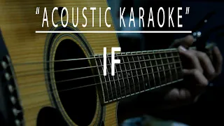 If - Bread (Acoustic karaoke)