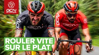 Comment rouler plus vite sur le plat?