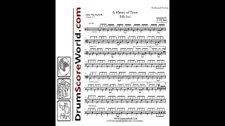 Drum Score - Billy Joel - A Matter of Trust (Preview)