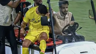 CRISTIANO RONALDO injured vs Al-Hilal #football #cristianoronaldo #manchesterunited