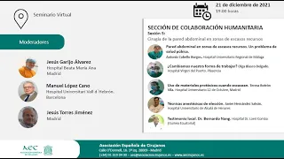 Webinar Grupo Colaboración Humanitaria. Cirugía de la pared abdominal en zonas de escasos recursos.