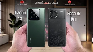 Xiaomi 14 vs Poco F6 Pro  Full comparison ⚡Which one is Best