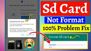 sd card format nahi ho raha hai kya kare | sd card format problem | sd card format 20% fix 100% sd