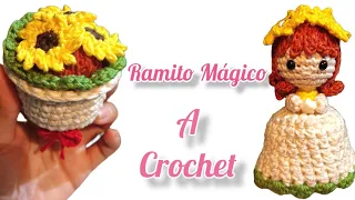 Magic Crochet Bouquet Sunflower Bouquet crochet Amigurumi Doll English subtitles