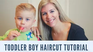 HOW TO CUT BOYS HAIR AT HOME! | Easy Boy Haircut with Clippers and Scissors