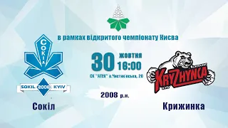 Сокіл - Крижинка (2008р.н.) Відкр. чемпіонат Києва
