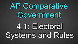 4.1: Proportional Rep, Voting Districts, and Electoral Systems & Rules! AP Comparative Government!