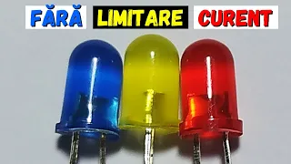 Cum alimentăm un led fără să limităm curentul? / Putem alimenta un led fără să limităm curentul?