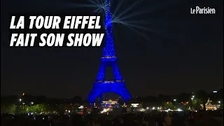 La tour Eiffel offre un show laser inédit pour ses 130 ans