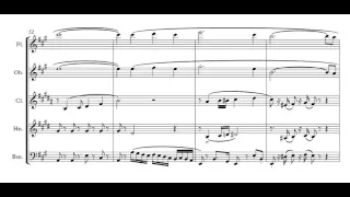 Arie Malando - Olé Guapa: sheet music for wind quintet