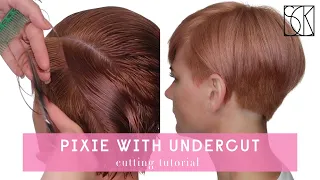 PIXIE HAIRCUT WITH UNDERCUT by SANJA KARASMAN