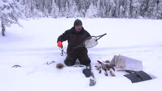 Капканный промысел  волка | Мое снаряжение | Установка