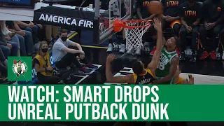 MUST SEE: Marcus Smart monster putback dunk over Rudy Gobert | Celtics vs Jazz 12/3/21