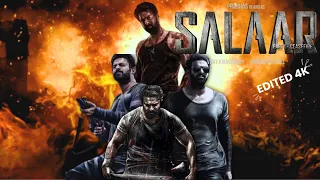 Salaar Goosebumbs loaded Edited 4k I Prabhas I Prashanth Neel