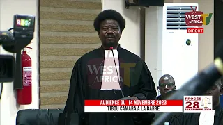 Le 2e Témoignage de TIBOU CAMARA au Procès du 28 septembre 2009 Audience du 14 novembre 2023