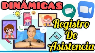 DINAMICAS y JUEGOS VIRTUALES para CONTROL de ASISTENCA/ DIVERTIDO/ CLASES ONLINE/ ZOOM/ MEET 2023