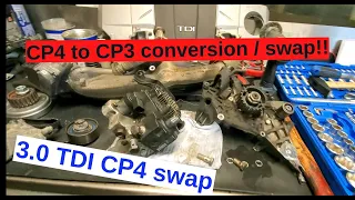 CP4 to CP3 conversion swap replacement Audi A6 3.0 TDI