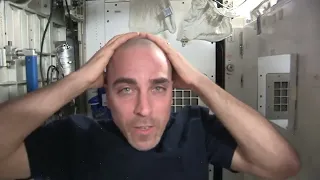 How we do Close Shave at Space Station #Spacelife #Spacestation #Shave #space
