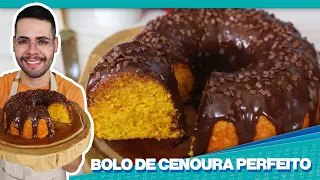 NUNCA MAIS ERRE O BOLO DE CENOURA | BOLO DE CENOURA PERFEITO SUPER FOFINHO