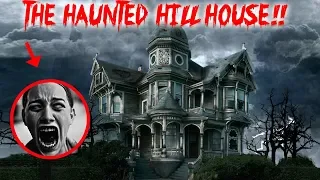 THE HAUNTED HILL HOUSE // SECRET HAUNTED ABANDONED HOUSE IN THE WOODS!!