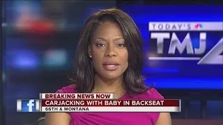 Carjacking with baby in backseat