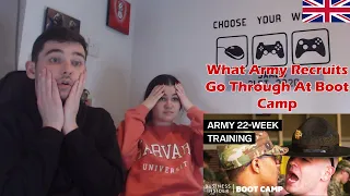 British Couple Reacts to What Army Recruits Go Through At Boot Camp