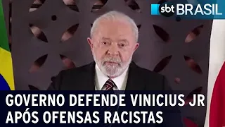 Racismo contra Vini Junior repercute no governo | SBT Brasil (22/05/23)