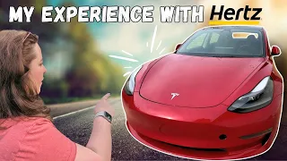 Renting a Tesla Model 3 in 2024 From Hertz | Tips & Tricks Vlog