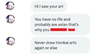 Honkai artist gets INSANE harassment in DMs...