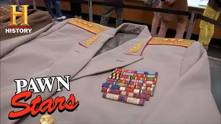 Pawn Stars: MILLION DOLLAR Soviet Union Cold War Uniforms (Season 8) | History