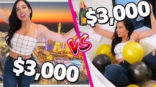 $1000 HOTEL ROOM vs Same Price SUITE + ROOM TOUR - Which One Is Better? Las Vegas Suites | Mar