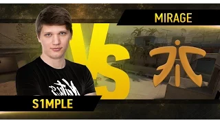 Na`Vi POV: s1mple vs fnatic @ SL i-League StarSeries Season 3 Finals