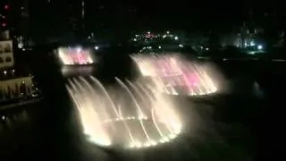 Burj Dubai Khalifa Fountain 'Time to Say Goodbye'