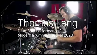 Thomas Lang :) DrumSolo Performance 2 Modern Drummer Festival 2020