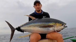 34KG YELLOWFIN TUNA | UNEXPECTED STRIKE ON MY 1st DROP | DAVAO JIGGING | JIGGING IN THE PHILIPPINES