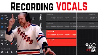 Recording VOCALS in GarageBand iOS | Vocal recording session