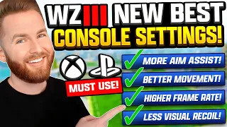 Must Use *UPDATED* Console Settings For Warzone & MW3! [Best PS5/XBOX Controller, Graphics, & More]